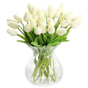 Real touch Artificial Tulip Flowers Home Wedding Party Decor