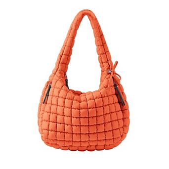 Puffer Tote Bag Women Nylon Crossbody Puffy Shoulder