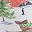 Christmas Sled Dog