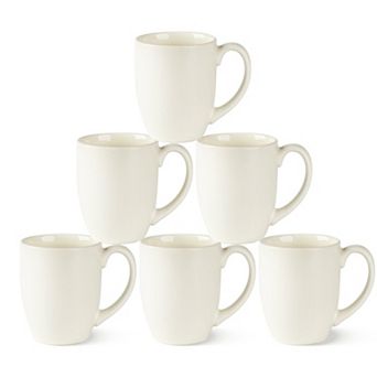 Ceramic Coffee Mugs Set Modern Handle
