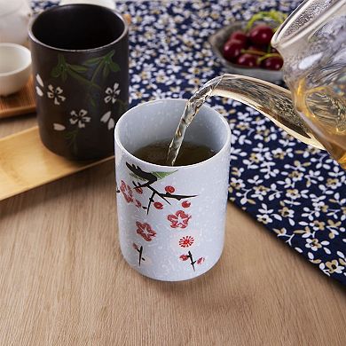 Floral Ceramic Tea Cup Set