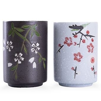 Floral Ceramic Tea Cup Set