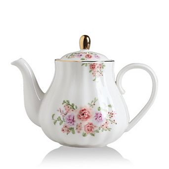 Royal Teapot Ceramic Stainless Steel Infuser Blooming Loose Leaf