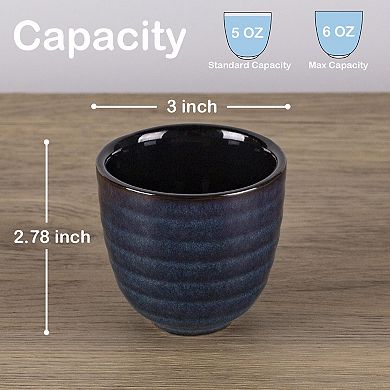 Ceramic Tea Cups Teacups Set 4