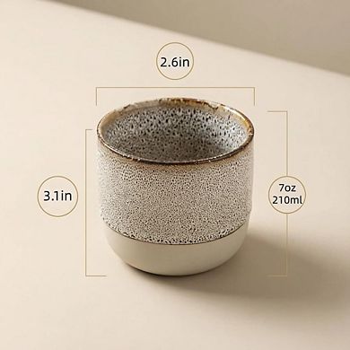 Ceramic Tea Coffee Espresso Mate Cups Set