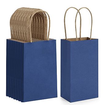 Mini Gift Party Favor Bags With Handles Recyclable Paper Sacks