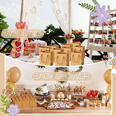 Gift Bags Paper Handles Tags Party Favor
