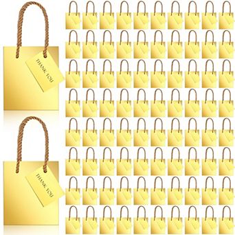 Gift Bags Paper Handles Tags Party Favor