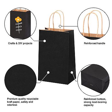 Paper Bags With Handles For Gift Shopping Party