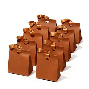 Paper Gift Bags Ribbon Handles Birthday Party Favors