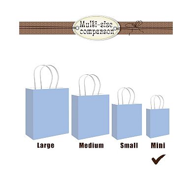Mini Paper Gift Bags With Handles