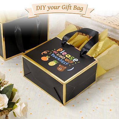 Metallic Foil Gift Bags With Handles