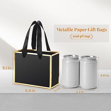 Metallic Foil Gift Bags With Handles