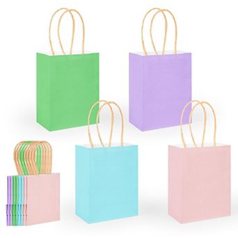Mini Rainbow Paper Bags With Handles For Party Gifts
