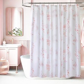 Nautical Stall Shower Curtain Waterproof Fabric Bath Set Hooks