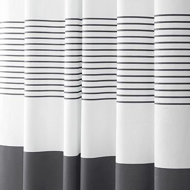 Shower Curtain Striped Tassel Bathroom