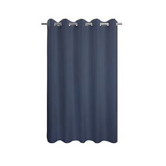 Fabric Shower Curtain Waterproof Washable Hotel Style Built-in Hooks-Free
