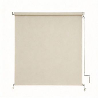 Outdoor Roller Shades Cordless Patio Blinds 36"W x 72"H