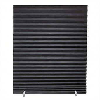 36" x 72" Pleated Paper Temporary Blinds Cordless Light Filtering Blinds
