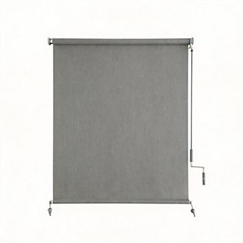 Outdoor Roller Shades Cordless Patio Blinds Porch Gazebo Pergola Balcony 72"W x 72"H