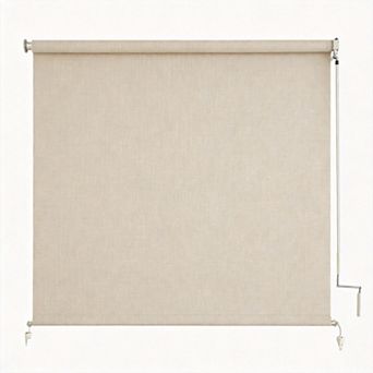 Outdoor Roller Shades Cordless Patio Blinds Porch Gazebo Pergola Balcony 72"W x 72"H