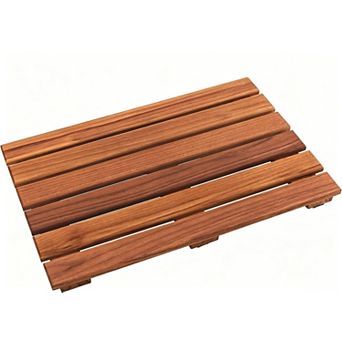 Non-slip Teak Shower Mat Wooden