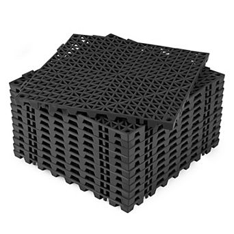 Rubber Interlocking Drain Mat Non-Slip Floor Tile