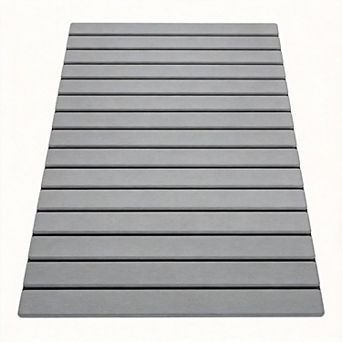 Foldable Stone Bath Mat Diatomaceous Absorbent Anti-slip Base