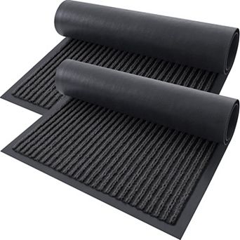 Door Mat Indoor Outdoor Waterproof Heavy Duty Low Profile Entrance Porch Patio
