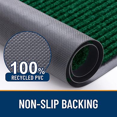 Front Door Mat Indoor Outdoor Waterproof Heavy Duty Low Profile Welcome Floor Mat