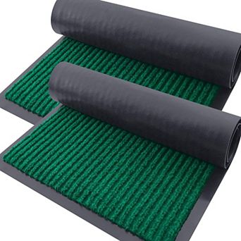 Front Door Mat Indoor Outdoor Waterproof Heavy Duty Low Profile Welcome Floor Mat