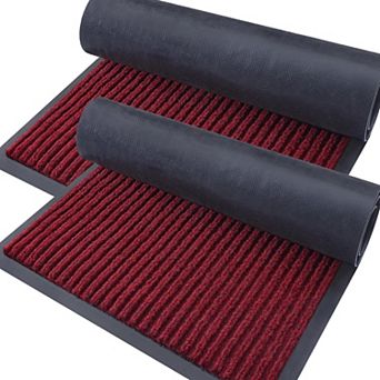 Front Door Mat Indoor Outdoor Entrance Waterproof Heavy Duty Doormat Low Profile Patio Porch
