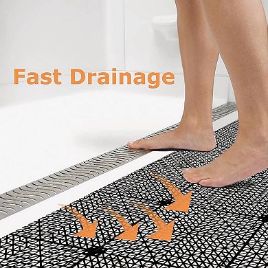 Interlocking Rubber Drain Mats Outdoor Non Slip Floor Tiles