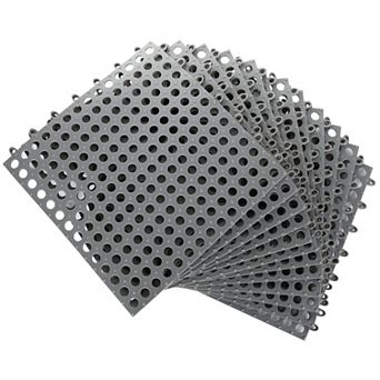 Interlocking Rubber Drain Mats Outdoor Non Slip Floor Tiles