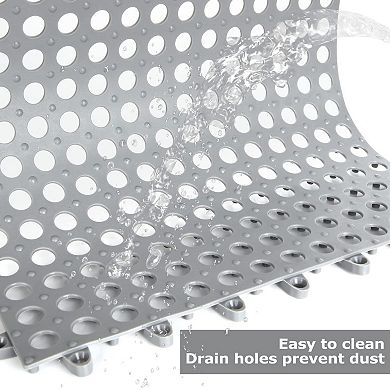 Interlocking Rubber Floor Tiles Drain Mat Non Slip PVC