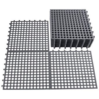 PVC Non-slip Interlocking Drainage Floor Tiles