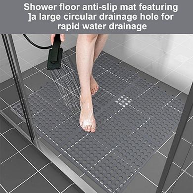PVC Non-slip Interlocking Drainage Floor Tiles