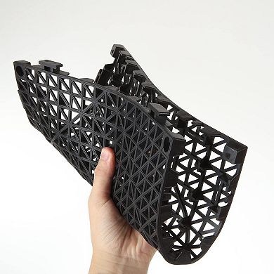 Interlocking Rubber Drainage Floor Mats Non Slip Interlocking Tiles
