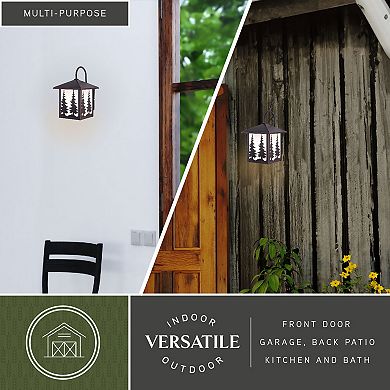 Yosemite 8" Tree Outdoor Wall Light Burnished Bronze