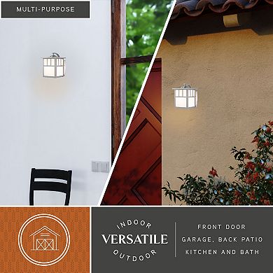 Mission 7" Outdoor Wall Light Stainless Steel