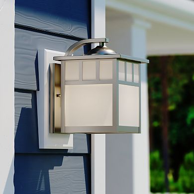 Mission 7" Outdoor Wall Light Stainless Steel