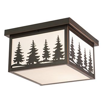 Yosemite 11.5" Tree Outdoor Ceiling Light Burnished Bronze