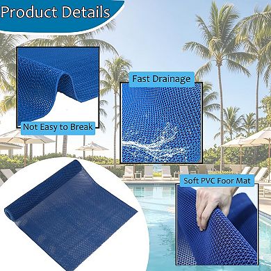 PVC Drainmat Hollow Non-slip Pool Deck Outdoor Floor Fast Drainage Patio Bathroom Kitchen