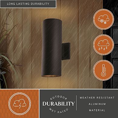 Chiasso 5" Outdoor Wall Light Textured Black