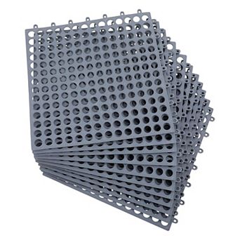 Rubber Interlocking Drain Tiles Non-slip Floor Mats