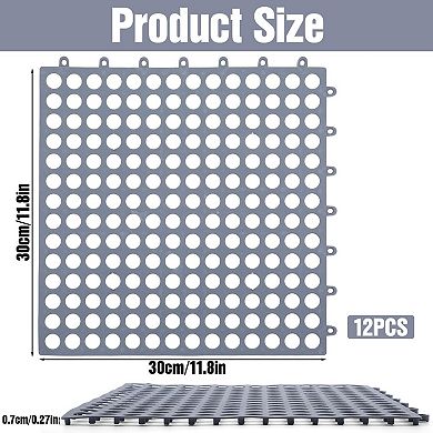 Rubber Interlocking Drain Tiles Non-slip Floor Mats