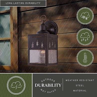 Yosemite 5.25" Tree Outdoor Wall Light Burnished Bronze