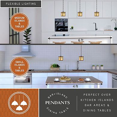 Mission 7" Outdoor Pendant Burnished Bronze