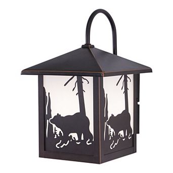 Bozeman 8" Outdoor Wall Light Burnished Bronze