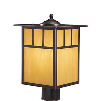 Mission 9" Outdoor Post Light Burnished Bronze